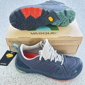 Vasque Satoru 7990 LT Low Hiking Trail Shoes Men's Size 7.5 US M Blue Vibram